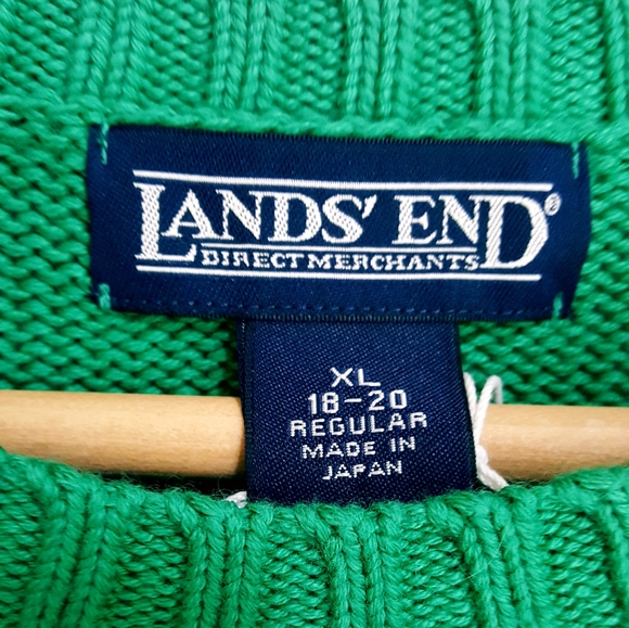 NWOT Land's End Japanese Emerald Sweater - Picture 2 of 5